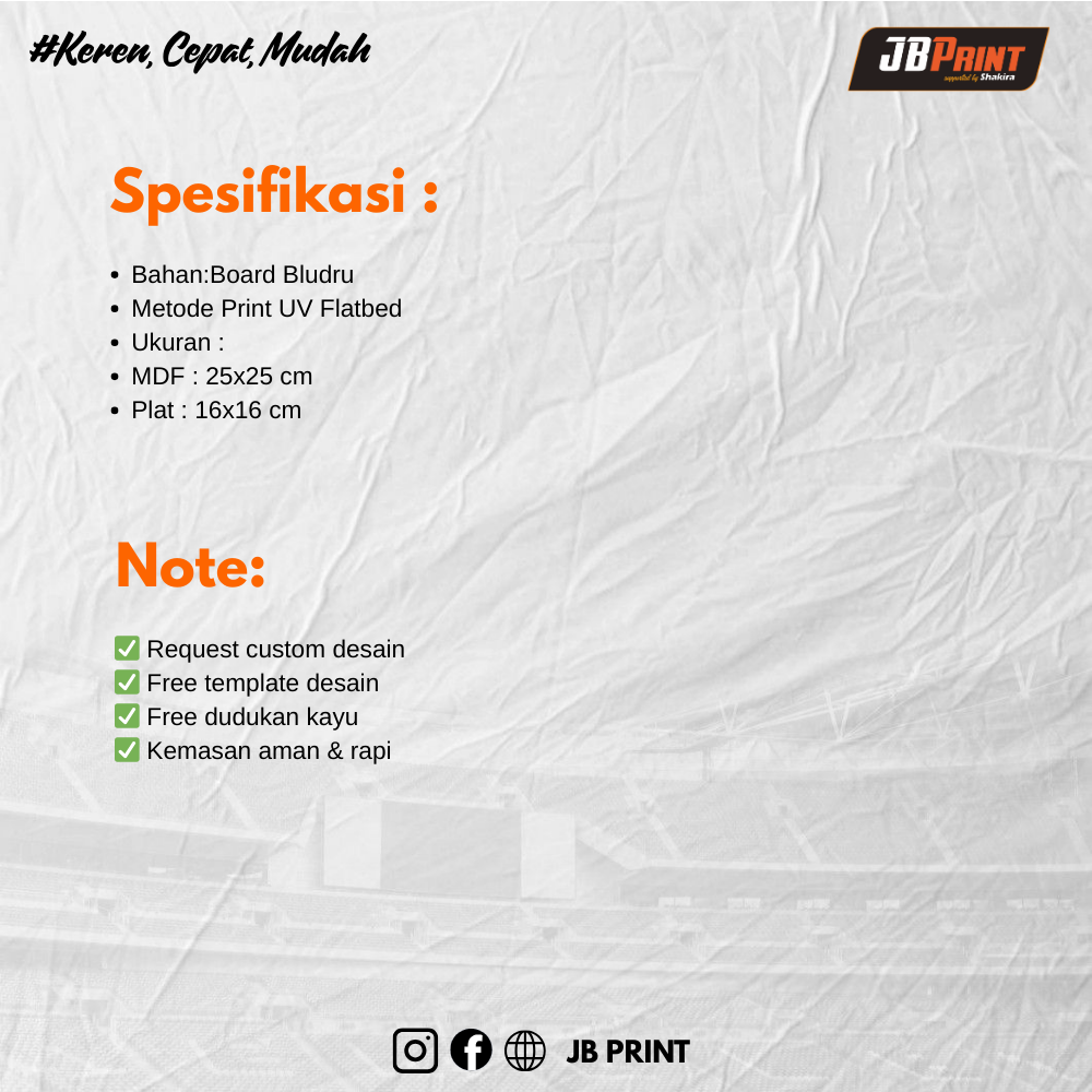 Plakat Etching | PE-BB - Gambar 3