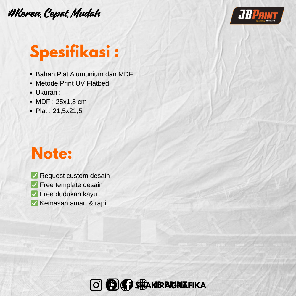 Plakat Etching | PE-L - Gambar 8