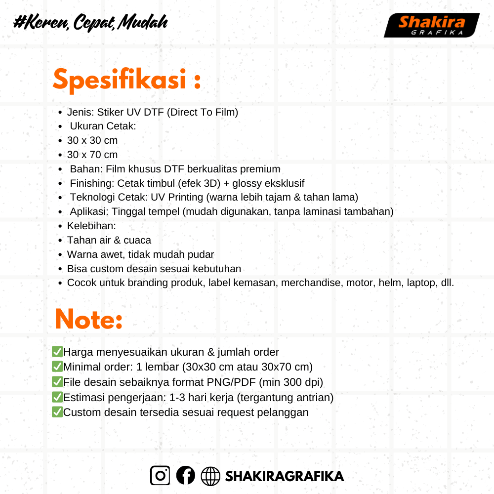 Stiker DTF UV - Gambar 2