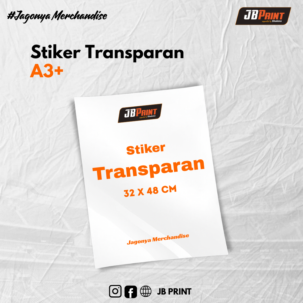 Stiker Transparan