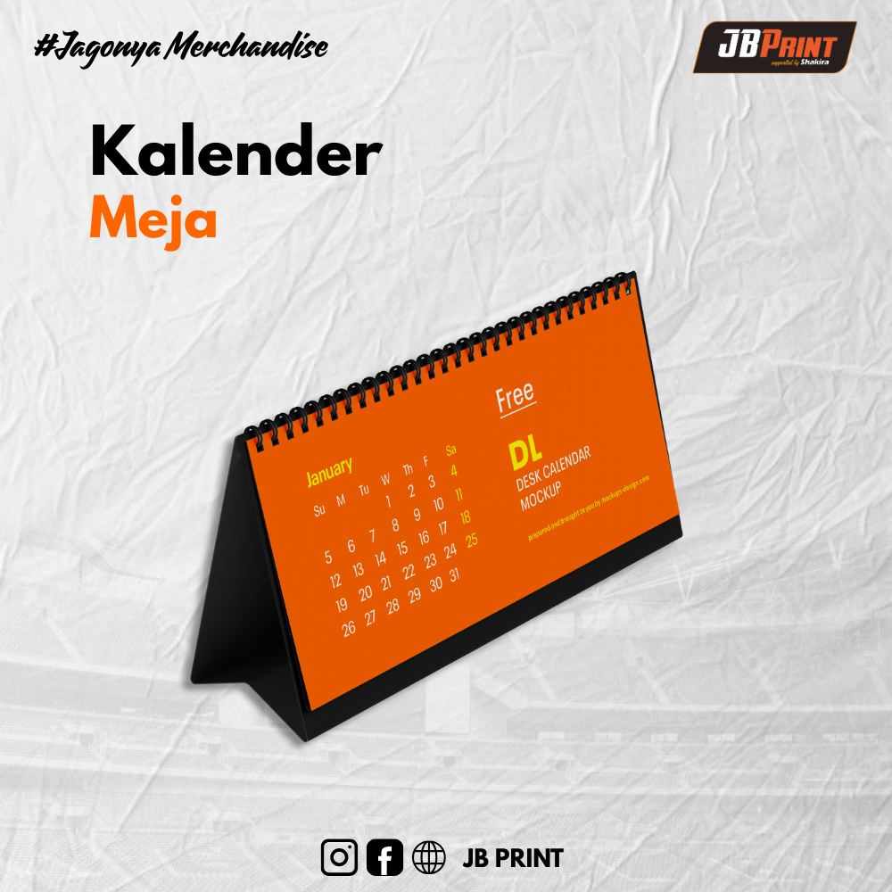 Kalender Meja Landscape